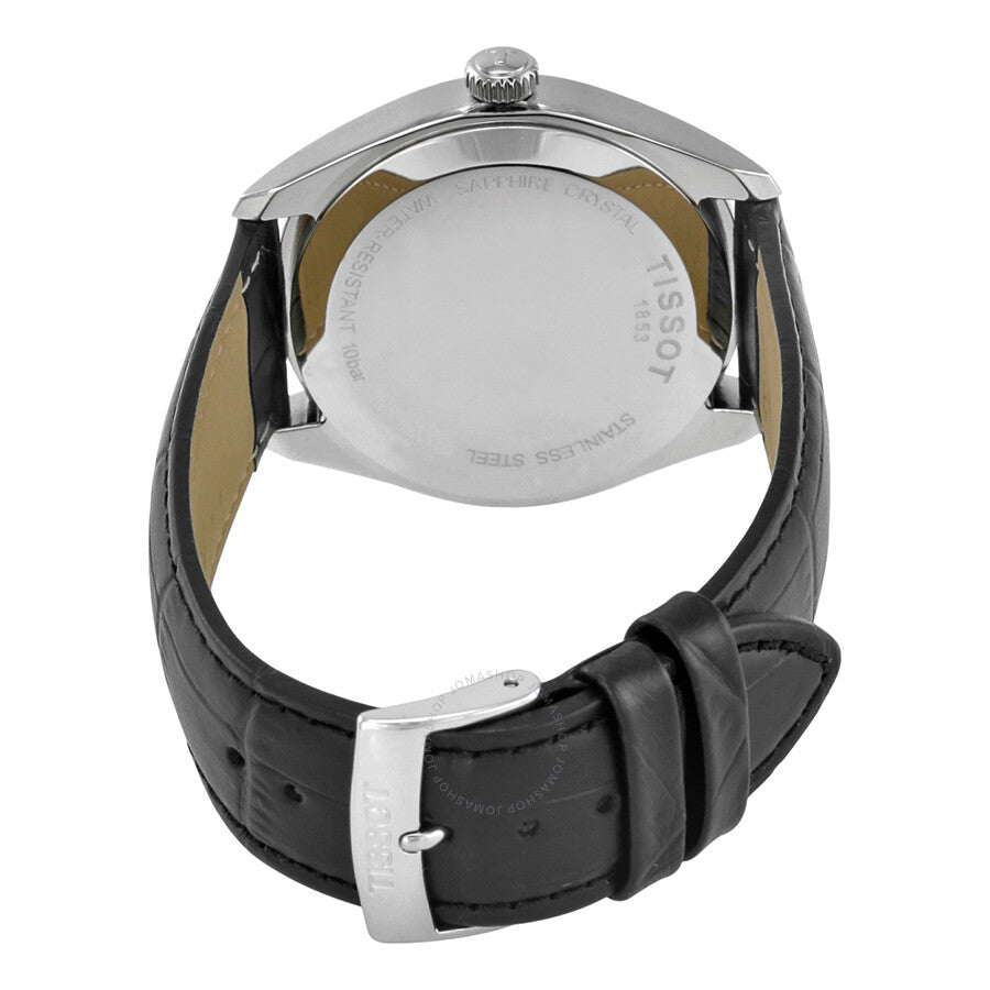 Tissot PR100 Black Dial Black Leather Men's Watch T1014511605100 - Dawson Watches #3
