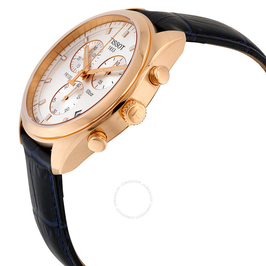 Tissot PR100 Chronograph Silver Dial Men's Watch T1014173603100 - Dawson Watches #2