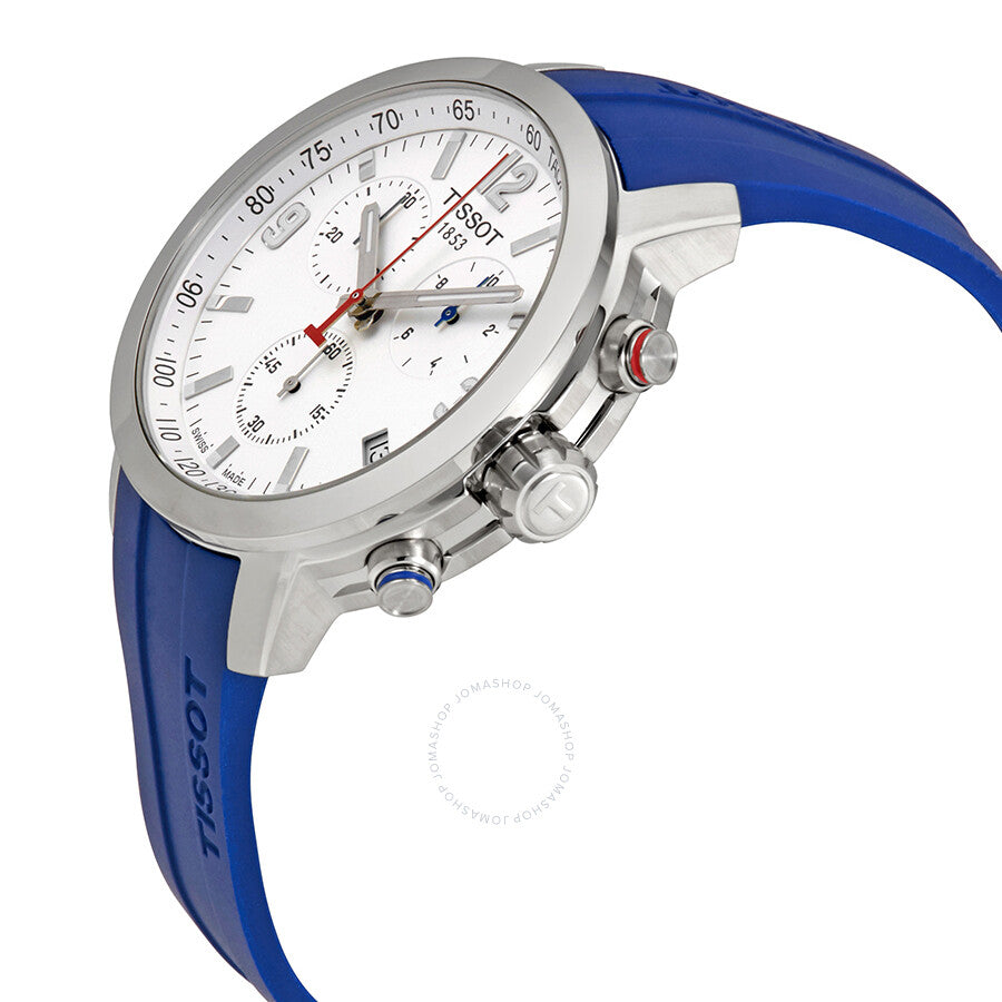 Tissot PRC 200 Ice Hockey Chronograph White Dial Men's Watch T055.417.17.017.02 - Dawson Watches #2