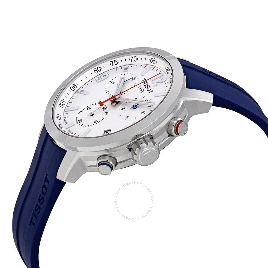 Tissot PRC 200 Chronograph Quartz White Dial Men's Watch T055.417.17.017.03 - Dawson Watches #2