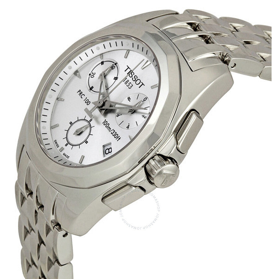 Tissot PRC100 Silver Dial Ladies Watch T008.217.11.031.00 - Dawson Watches #2