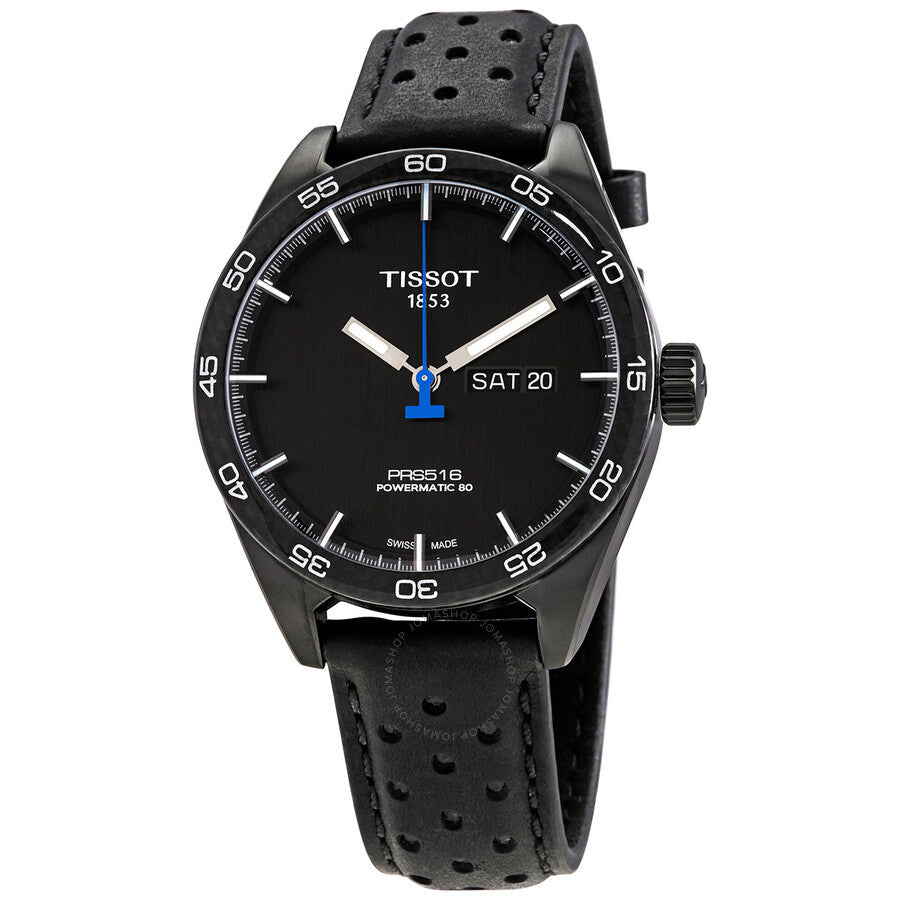 Tissot PRS 516 Automatic Black Dial Men's Watch T100.430.36.051.02 - Dawson Watches