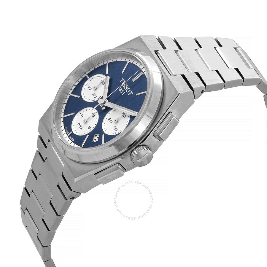 Tissot PRX Chronograph Automatic Blue Dial Men's Watch T1374271104100 - Dawson Watches #2
