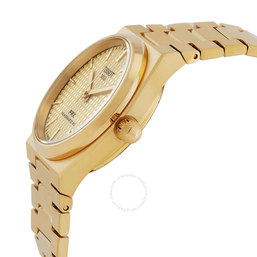 Tissot PRX Powermatic 80 Automatic Champagne Dial Ladies Watch T1372073302100