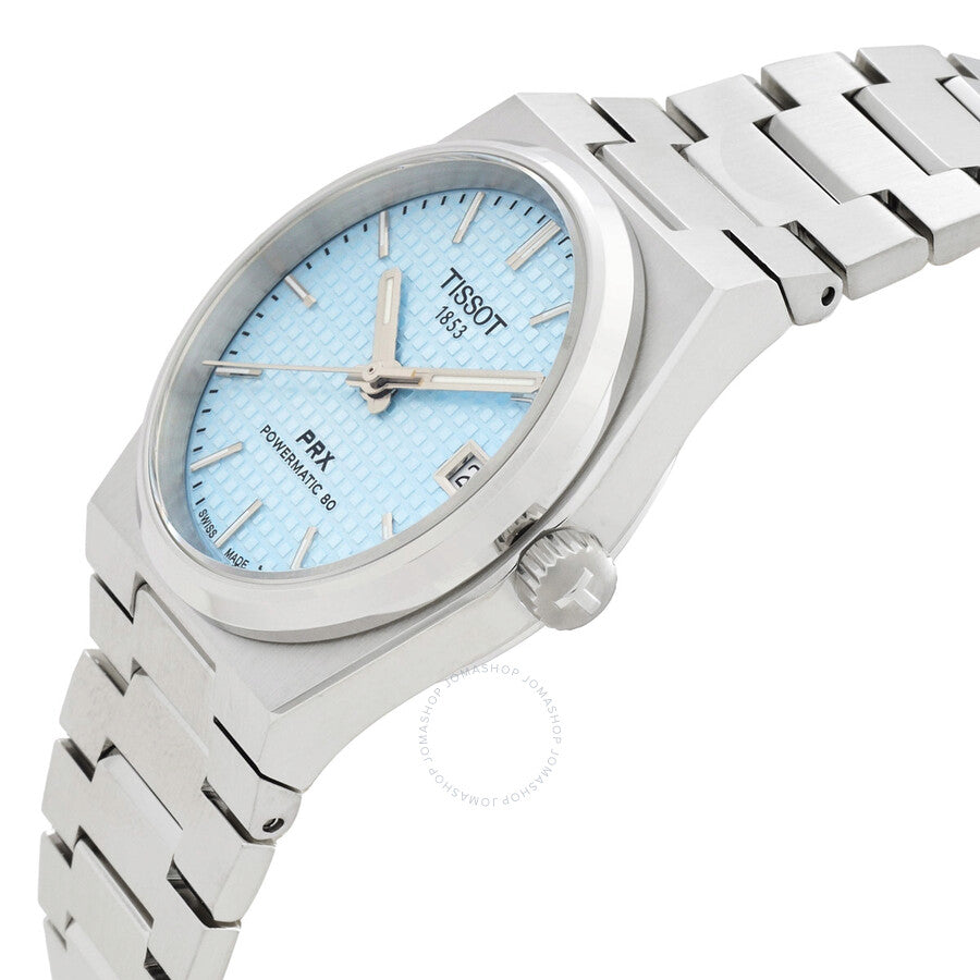 Tissot PRX Powermatic 80 Automatic Ice Blue Dial Ladies Watch T1372071135100 - Dawson Watches #2