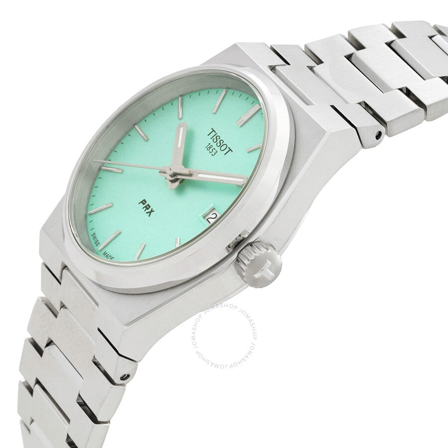 Tissot PRX Quartz Light Green 35mm Dial Ladies Watch T1372101109100 - Dawson Watches #2