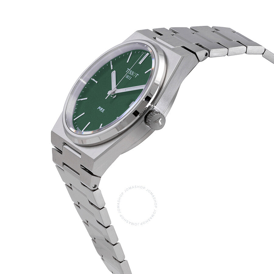 Tissot PRX T-Classic Quartz Green Dial Men's Watch T1374101109100 - Dawson Watches #2