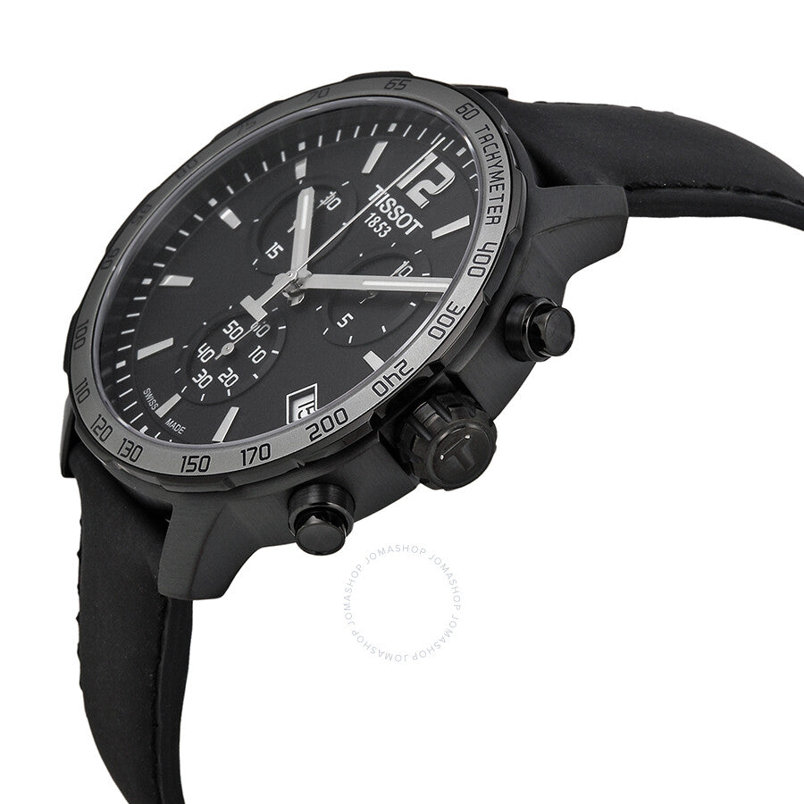 Tissot Quickster Chronograph Black Dial Men's Watch T0954173605702 - Dawson Watches #2