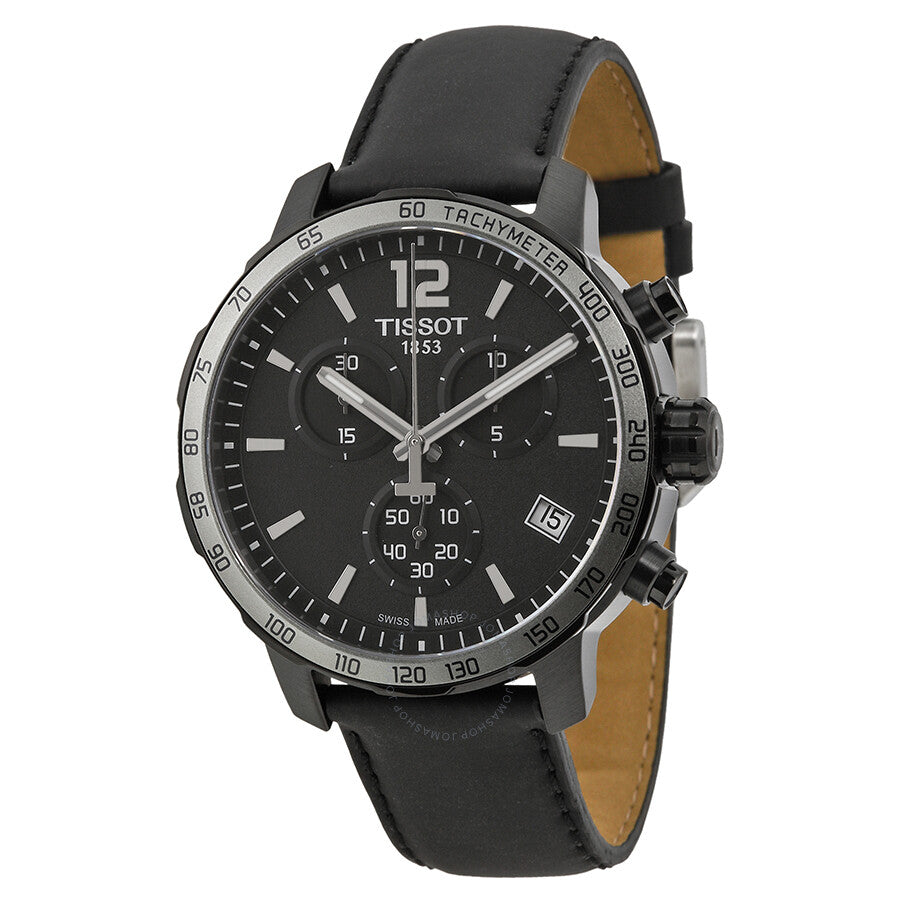 Tissot Quickster Chronograph Black Dial Men's Watch T0954173605702 - Dawson Watches