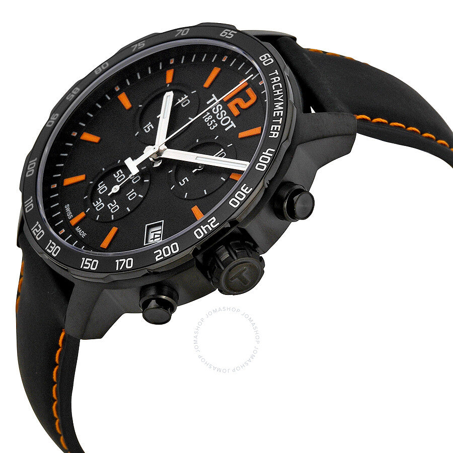 Tissot Quickster Chronograph Black Dial Men's Watch T0954173605700 - Dawson Watches #2