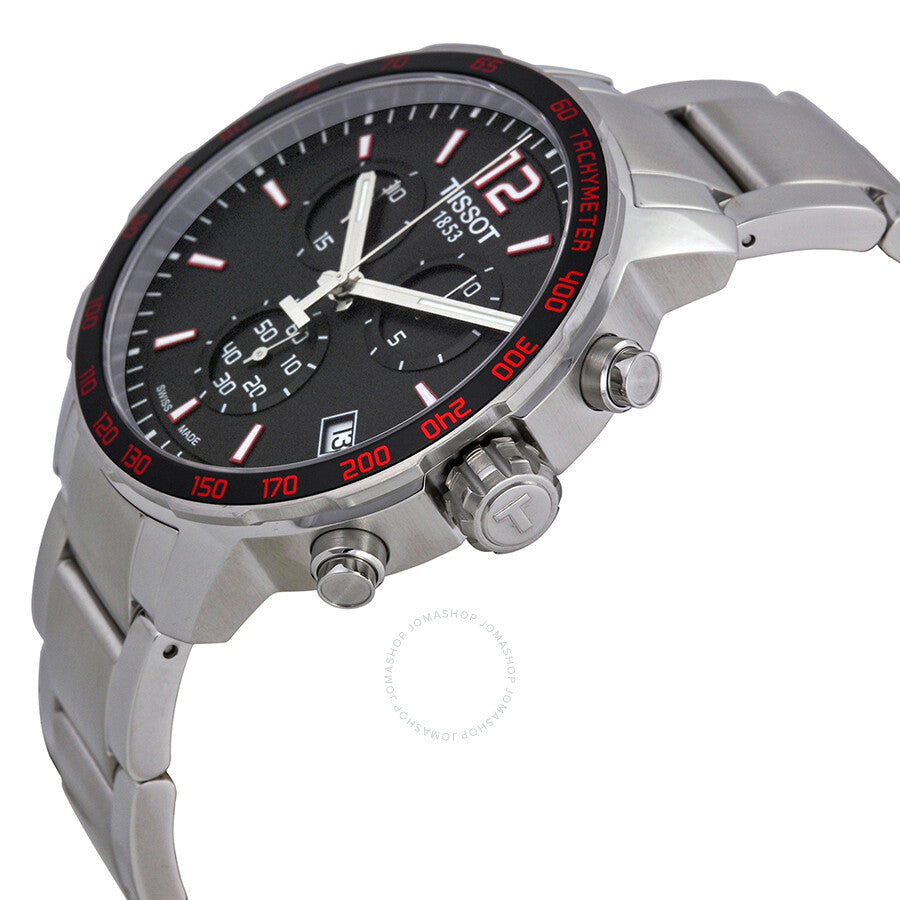 Tissot Quickster Chronograph Black Dial Men's Watch T0954171105700 - Dawson Watches #2
