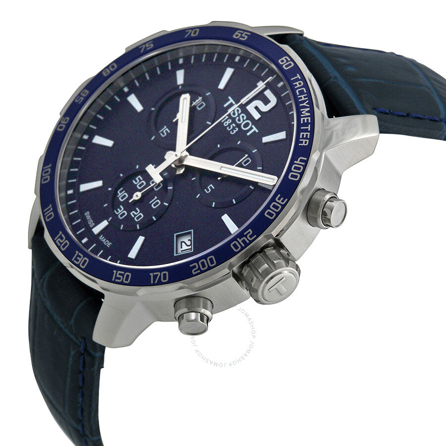 Tissot Quickster Chronograph Blue Dial Men's Watch T0954171604700 - Dawson Watches #2