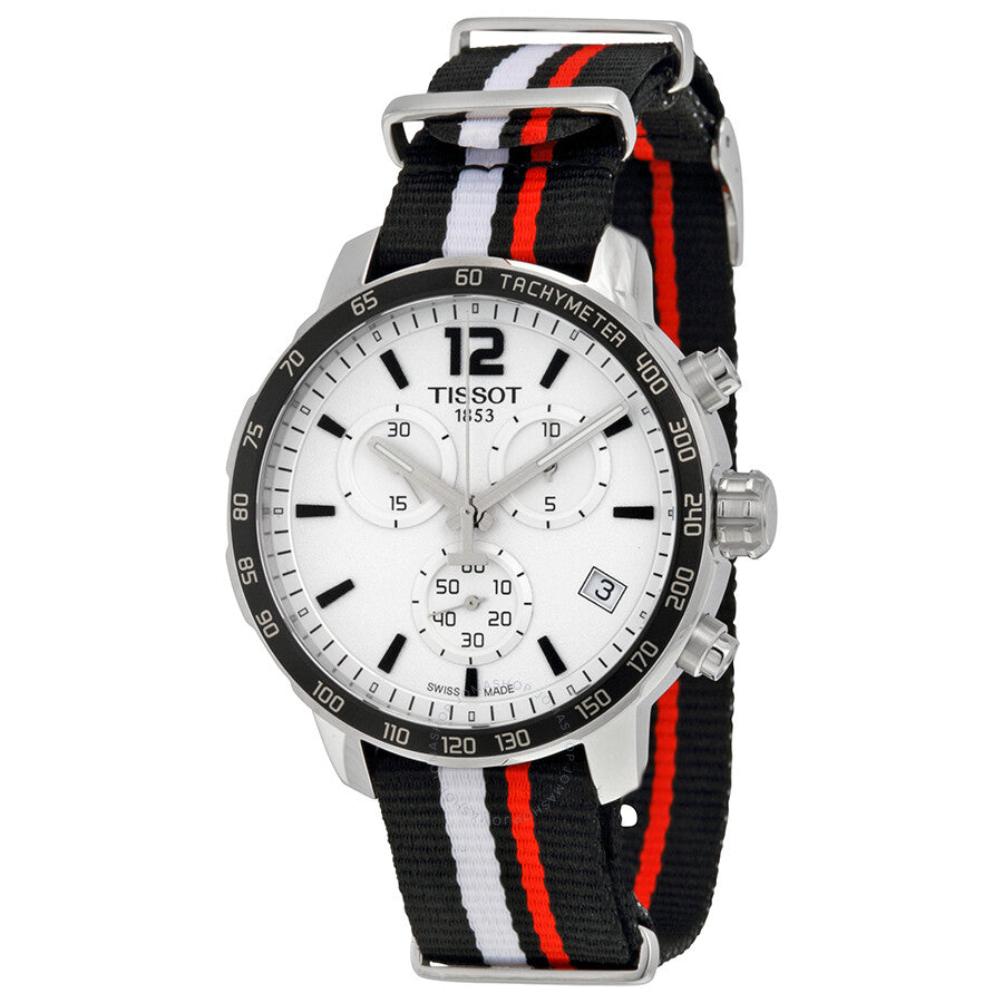 Tissot Quickster Chronograph Silver Dial Men's Watch T0954171703701 - Dawson Watches