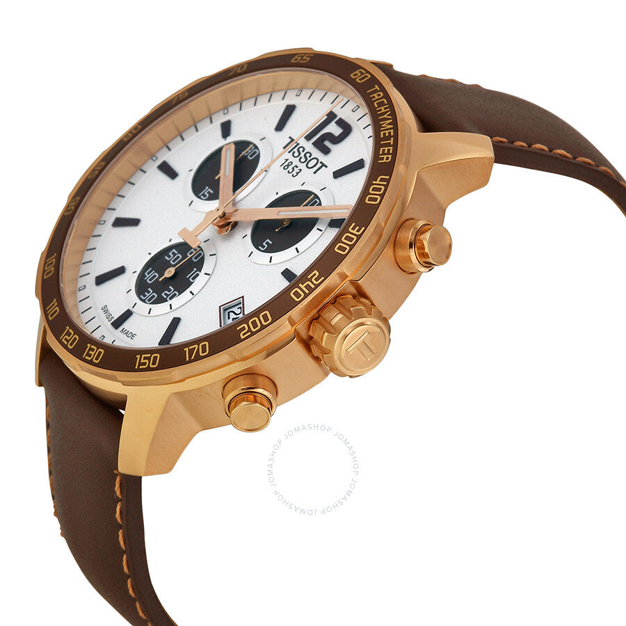 Tissot Quickster Chronograph Silver Dial Unisex Watch T095.417.36.037.01 - Dawson Watches #2