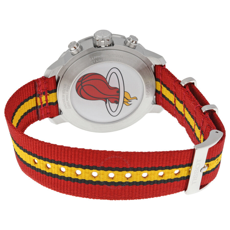 Tissot Quickster Miami Heat NBA Special Edition Silver Dial Men's Watch T0954171703708 - Dawson Watches #3