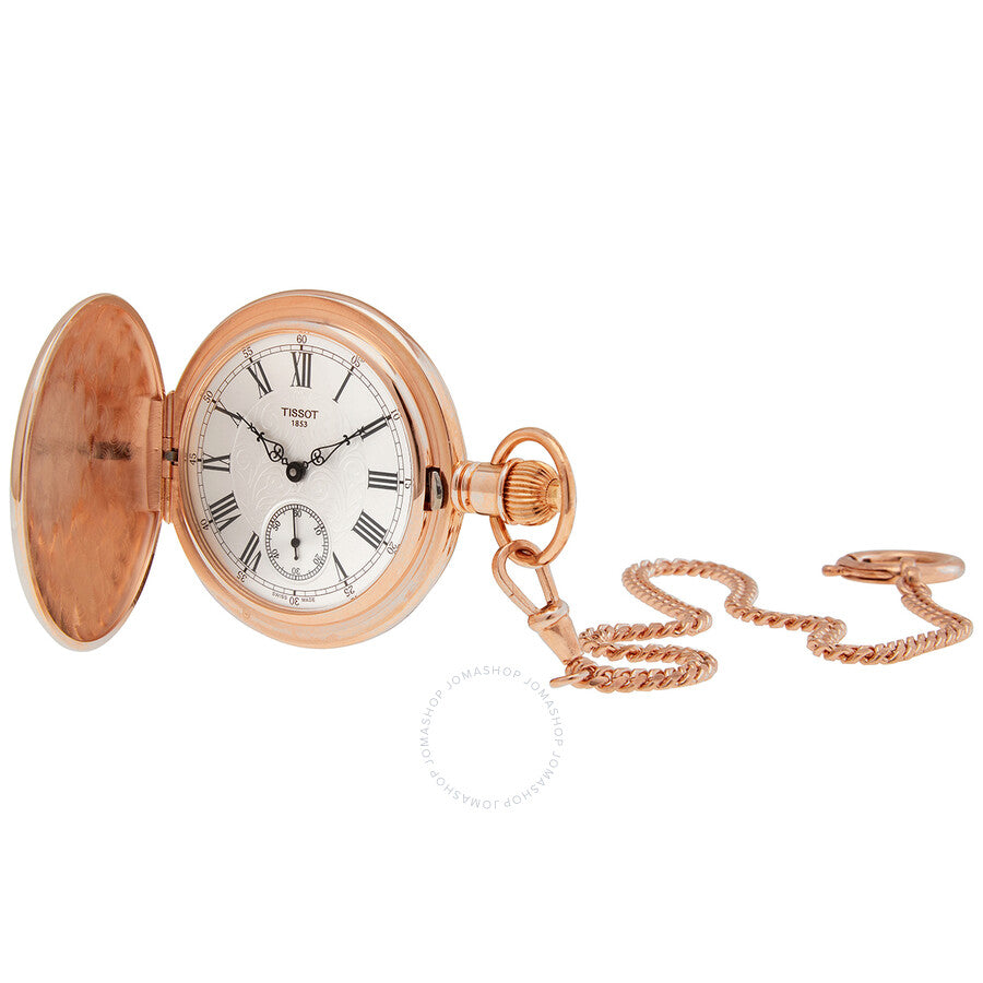 Tissot Savonnette Hand Wind Silver Dial Men's Pocket Watch T864.405.99.033.01 - Dawson Watches #2