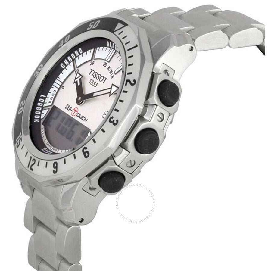 Tissot Sea Touch Chronograph White Dial Men's Watch T026.420.11.031.00 - Dawson Watches #2