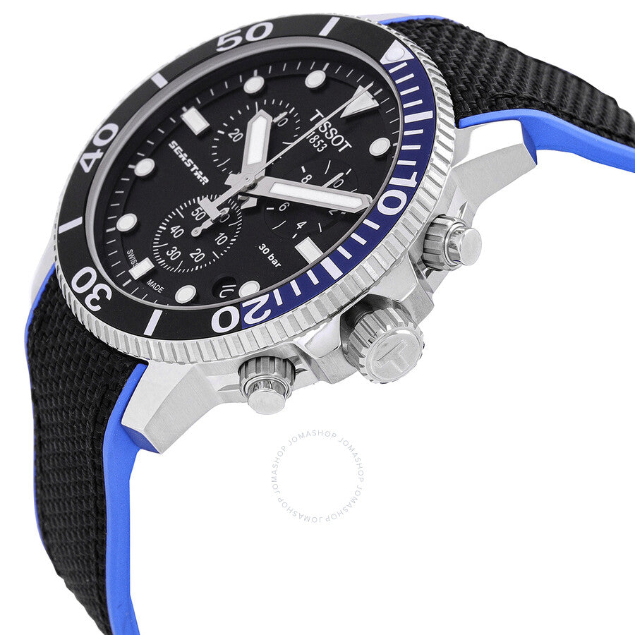 Tissot Seastar 1000 Chronograph Quartz Black Dial Men's Watch T120.417.17.051.03 - Dawson Watches #2