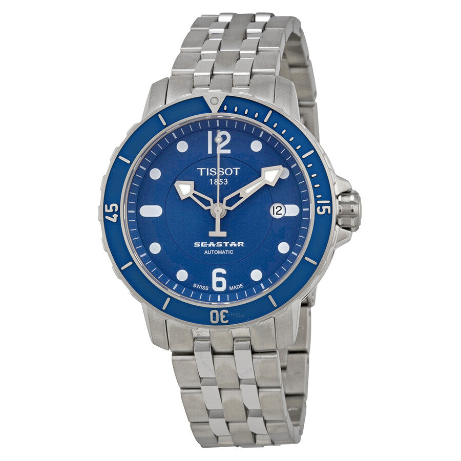 Tissot Seastar Automatic Blue Dial Men's Watch T0664071104700 - Dawson Watches