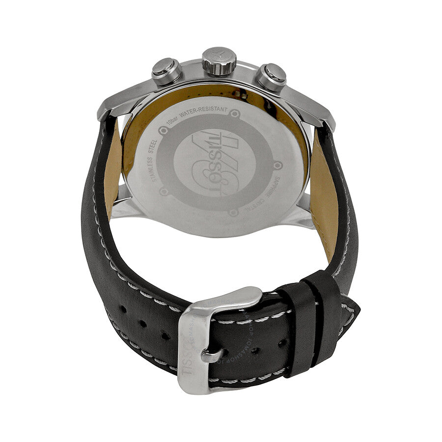 Tissot Sport V8 Black Dial Black Leather Men's Watch T039.417.16.057.02 - Dawson Watches #3