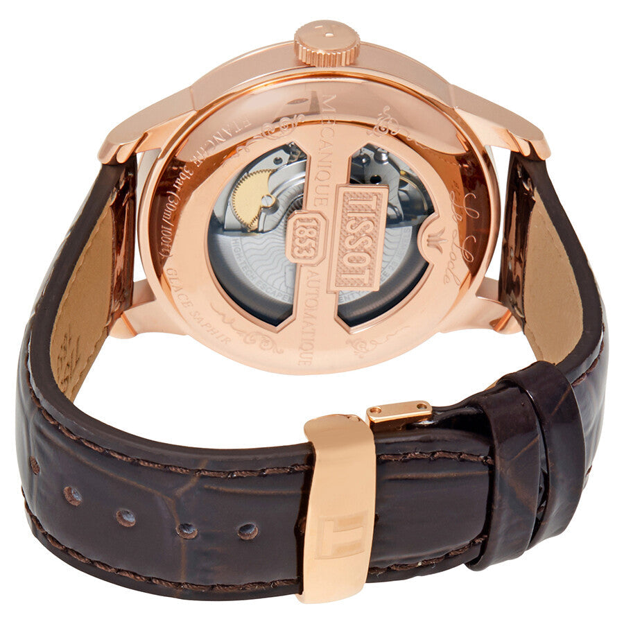 Tissot T-Classic Automatic Brown Mother of Pearl Ladies Watch T006.407.36.388.00 - Dawson Watches #3