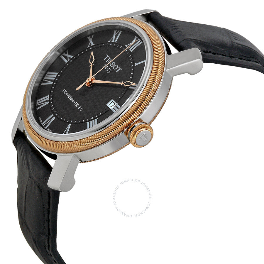 Tissot T-Classic Bridgeport Powermatic 80 Black Dial Men's Watch T0974072605300 - Dawson Watches #2
