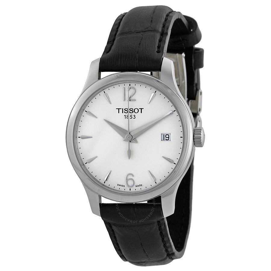 Tissot T-Classic Tradition Silver Dial Ladies Watch T0632101603700 - The Watches Men & Co