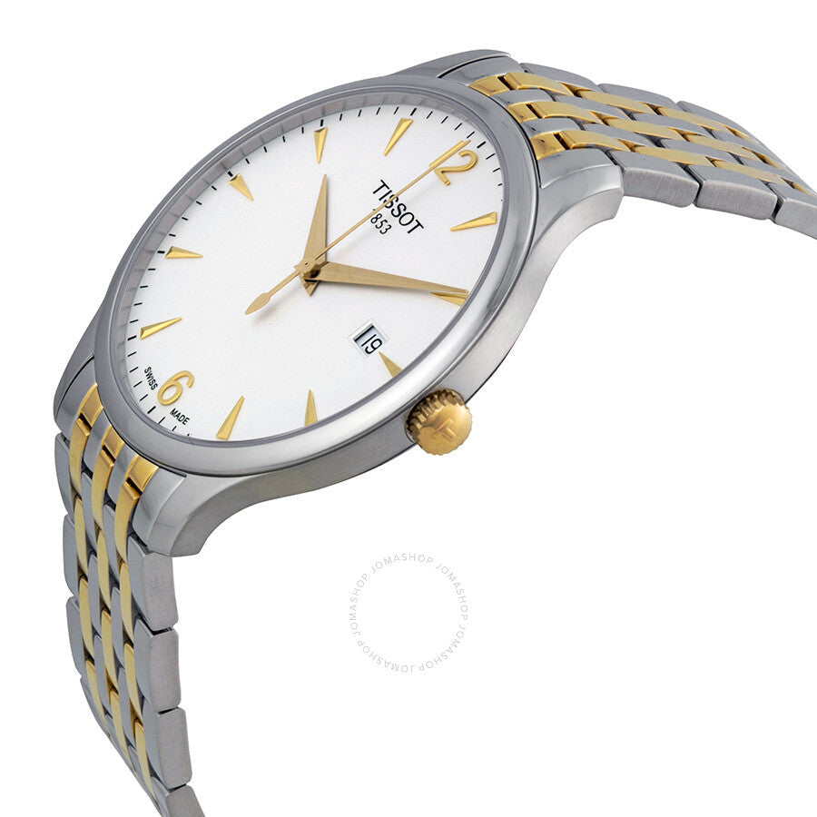Tissot T-Classic Tradition White Dial Men's Watch T0636102203700 - Dawson Watches #2