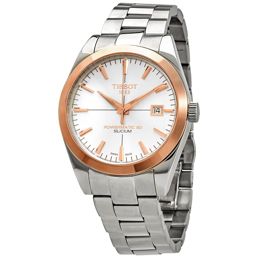 Tissot T-Gold Automatic Silver Dial Men's Watch T927.407.41.031.00 - The Watches Men & Co