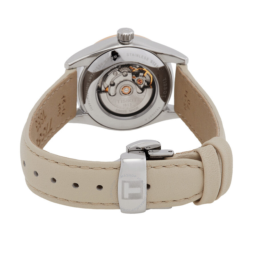 Tissot T-My Lady Automatic Cream Opalin Dial Ladies Watch T930.007.46.261.00