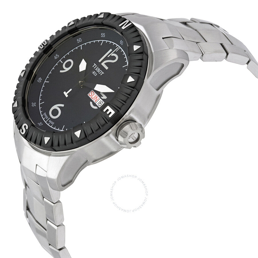 Tissot T-Navigator Automatic Black Dial Men's Watch T0624301105700 - Dawson Watches #2