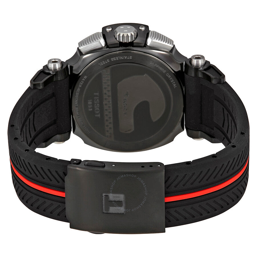 Tissot T-Race Anthracite Dial Men's Rubber Chronograph Watch T092.417.37.067.00 - Dawson Watches #3
