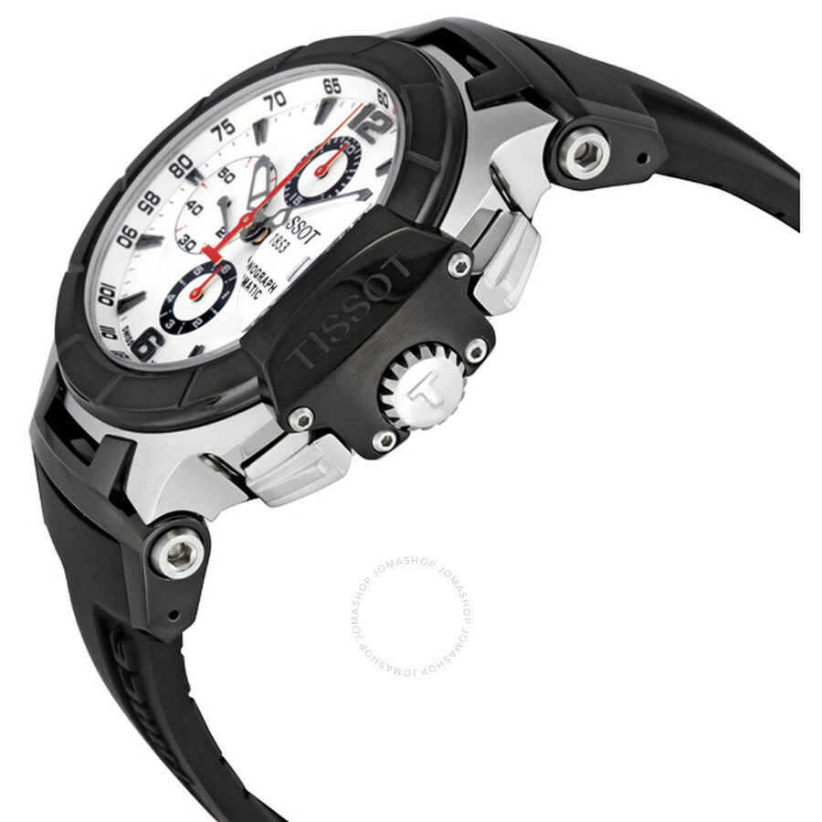 Tissot T Race Chronograph Black Rubber Strap Men's Watch T0484272703700 - Dawson Watches #2