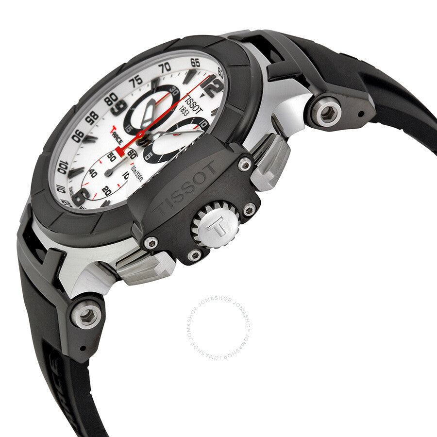Tissot T-Race White Dial Steel Case Men's Watch T048.417.27.037.00 - Dawson Watches #2