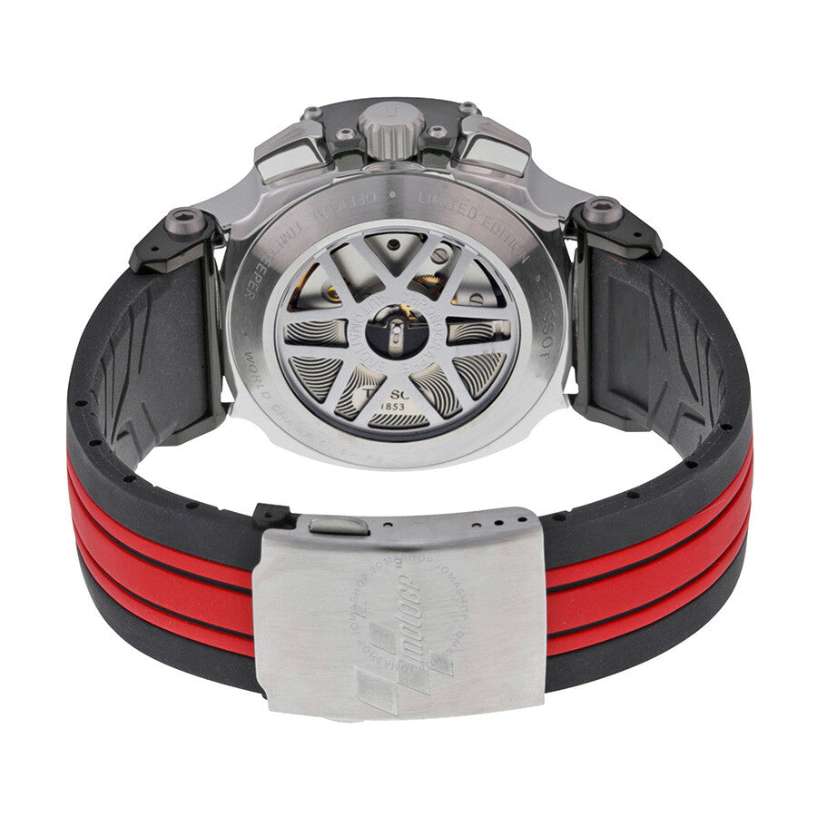 Tissot T-Race Motogp Chronograph Automatic Grey Dial Black and Red Rubber Men's Watch T0484272706100 - Dawson Watches #3