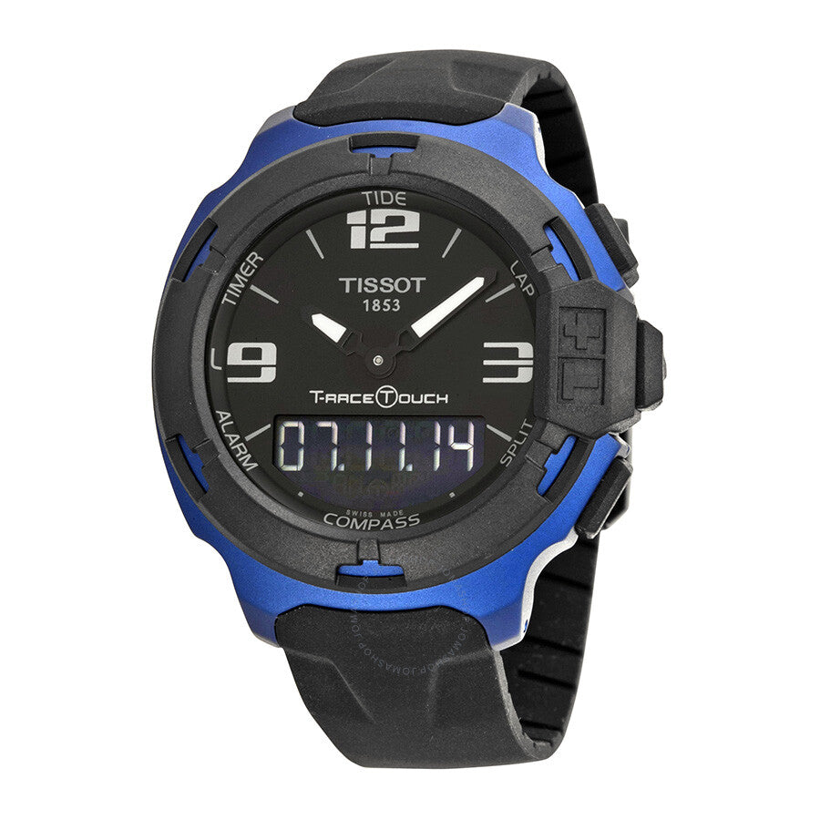 Tissot T-Race Touch Black Dial Black Rubber Men's Watch T0814209705700 - Dawson Watches
