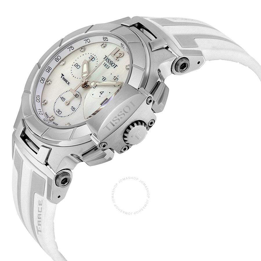 Tissot T-Race White Mother of Pearl Dial Watch T0484171711600 - Dawson Watches #2