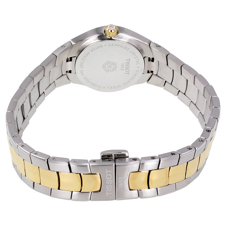 Tissot T-Round Mother of Pearl Dial Two-tone Ladies Watch T0960092211100 - Dawson Watches #3