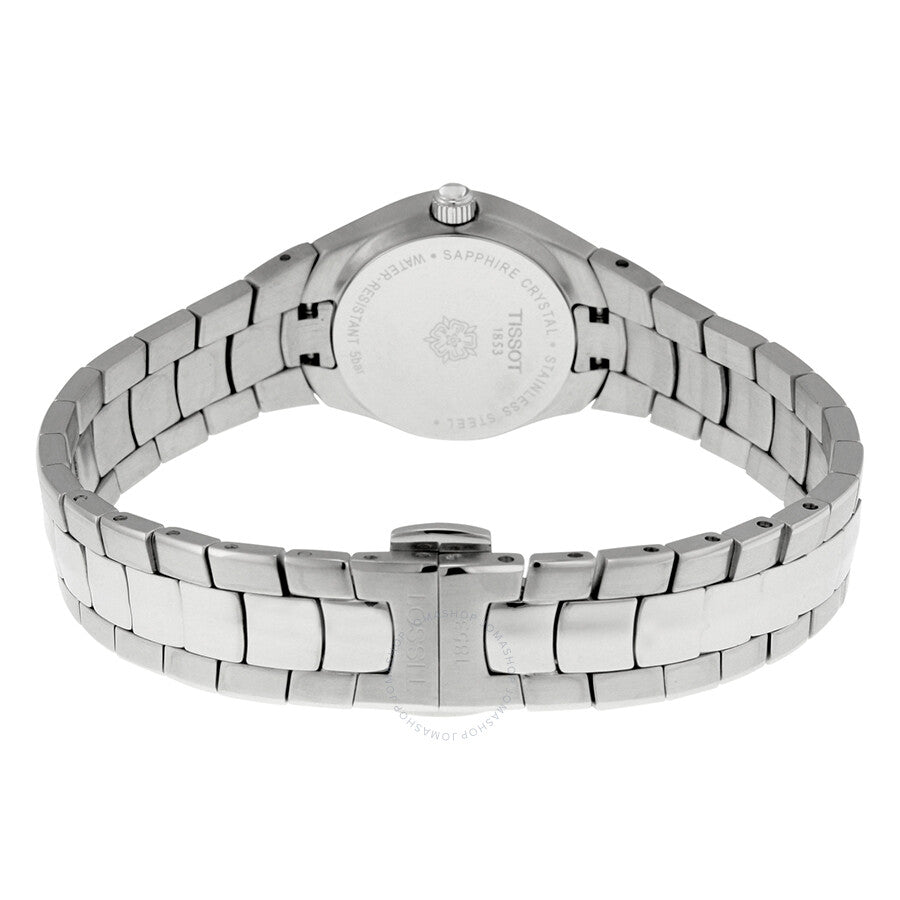 Tissot T-Round White Dial Diamond Ladies Watch T0960091111600 - Dawson Watches #3
