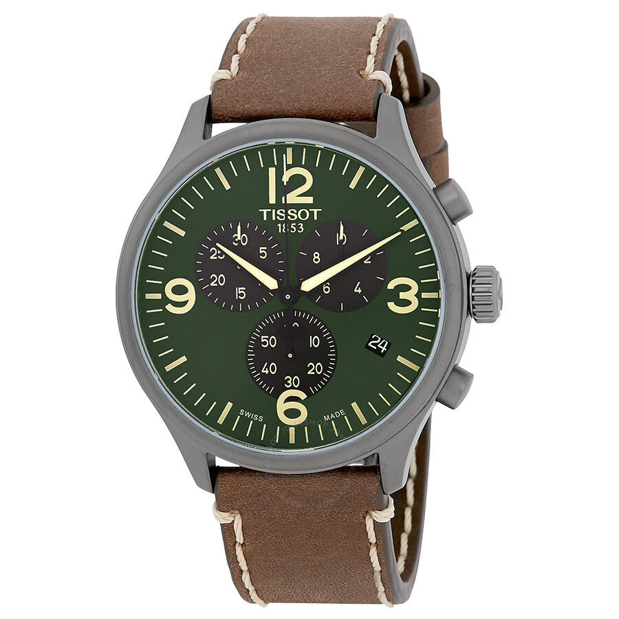 Tissot T-Sport Chronograph XL Olive Green Dial Men's Watch T116.617.36.097.00 - Dawson Watches