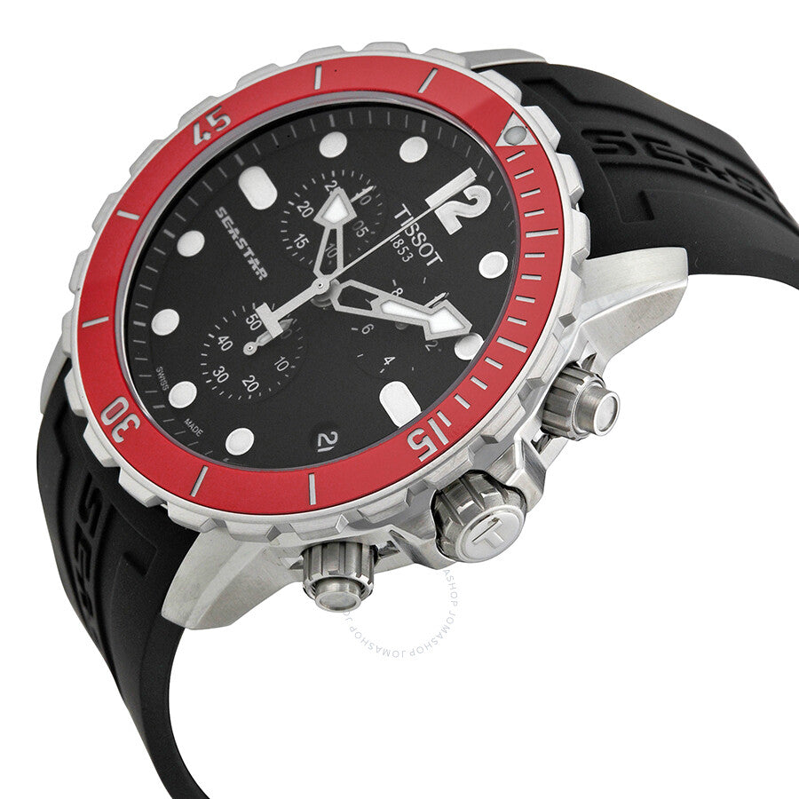 Tissot T-Sport Seastar Chronograph Black Dial Men's Watch T0664171705701 - Dawson Watches #2