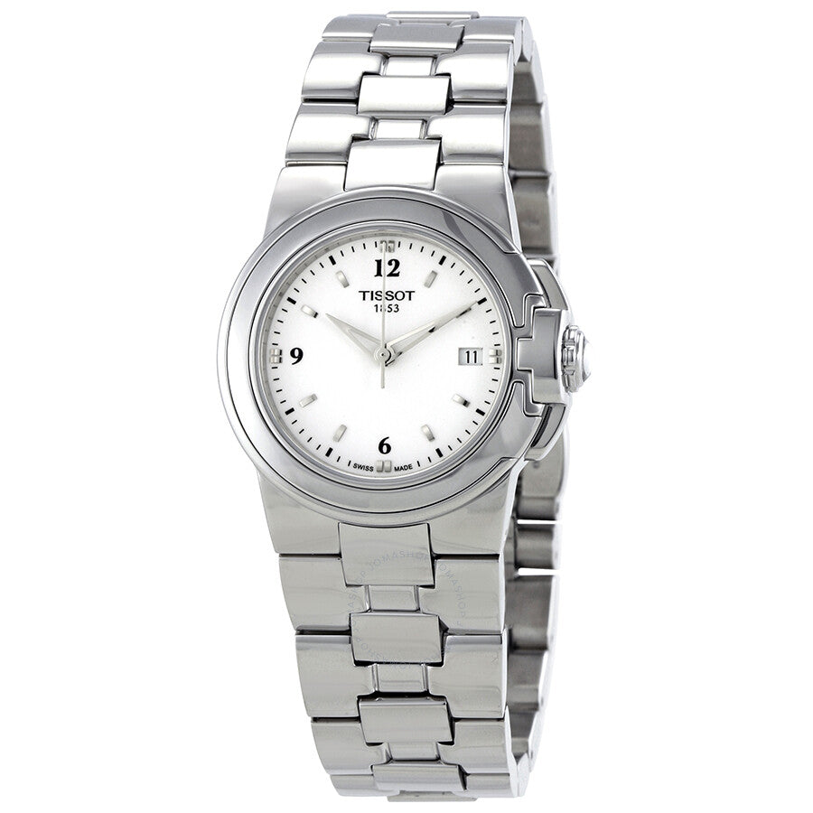 Tissot T-Sport White Dial Stainless Steel Ladies Watch T0802101101700 - Dawson Watches