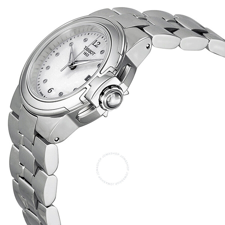 Tissot T-Sport White Dial Diamond Markers Ladies Watch T0802101101600 - Dawson Watches #2