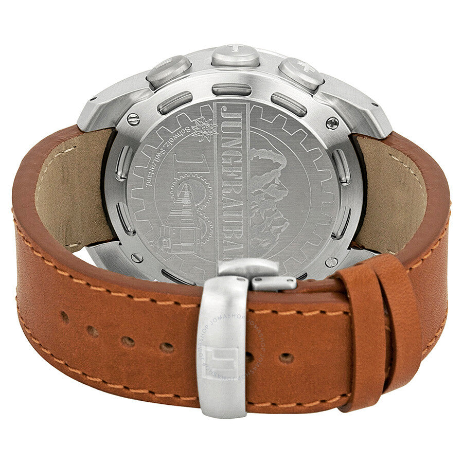 Tissot T-Touch Black Dial Tan Leather Men's Watch T013.420.16.051.10 - Dawson Watches #3