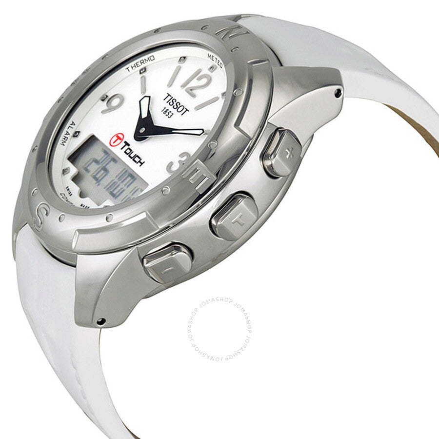 Tissot T-Touch II Multi-Function White Dial Titanium Watch T0472204601600 - Dawson Watches #2