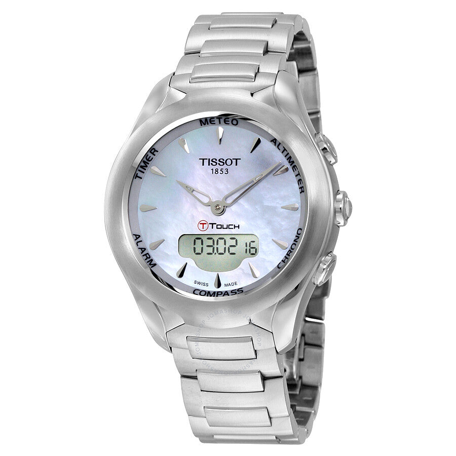 Tissot T-Touch Expert Solar Lady Mother of Pearl Dial Ladies Watch T0752201110100 - Dawson Watches