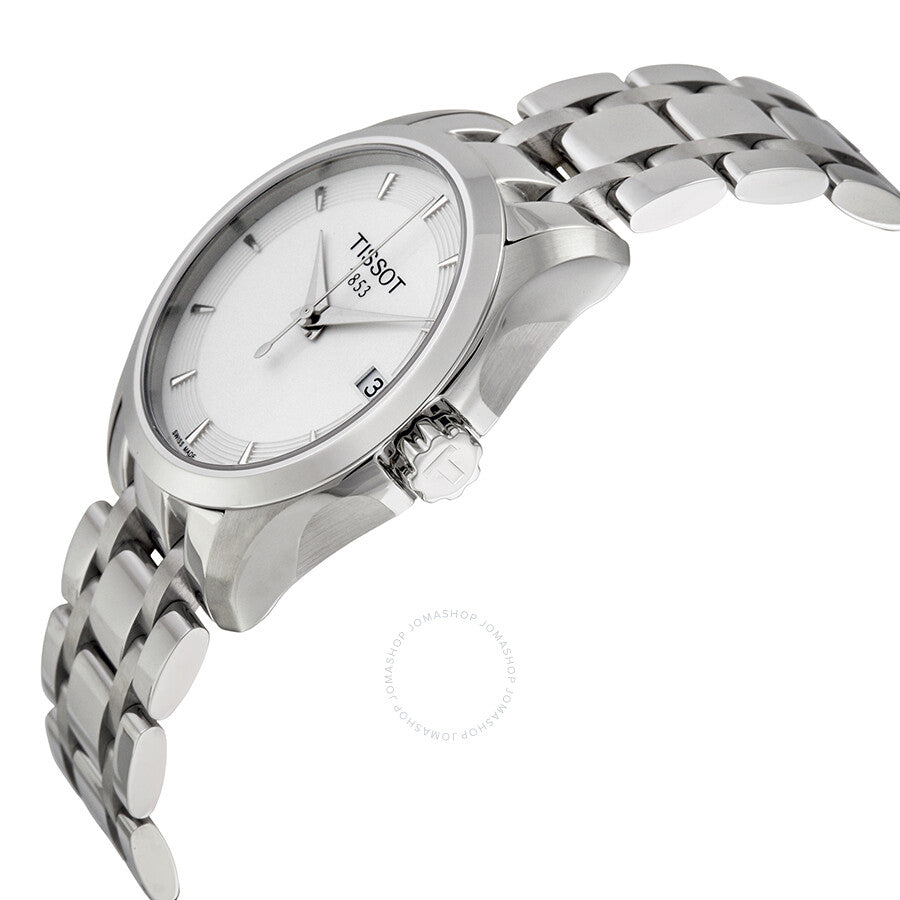 Tissot T-Trend Couturier White Dial Ladies Watch T0352101101100 - Dawson Watches #2