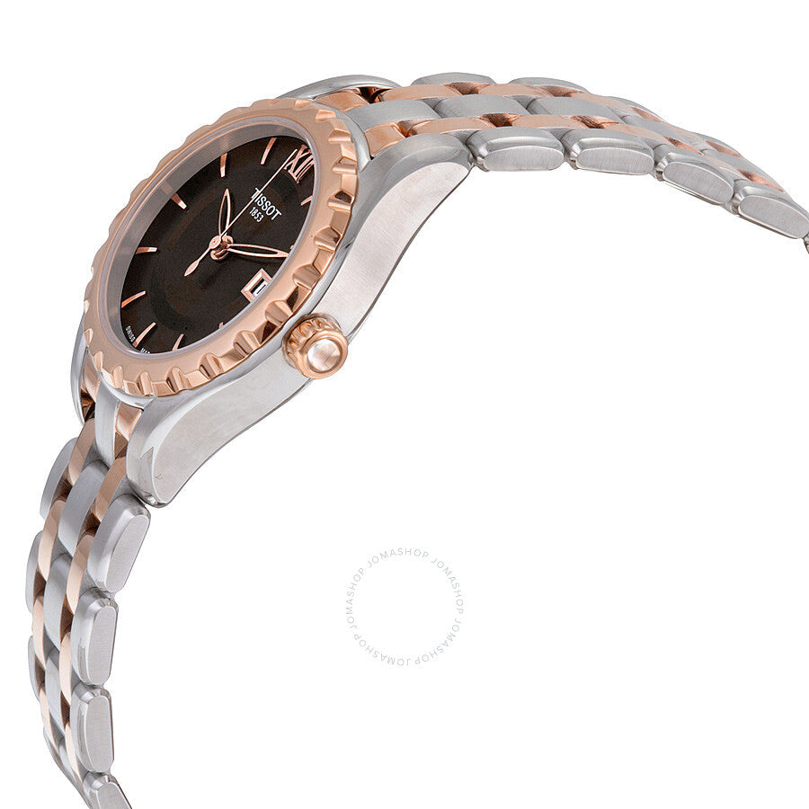 Tissot T-Trend Lady Brown Dial Ladies Watch Watch T0720102229800 - Dawson Watches #2