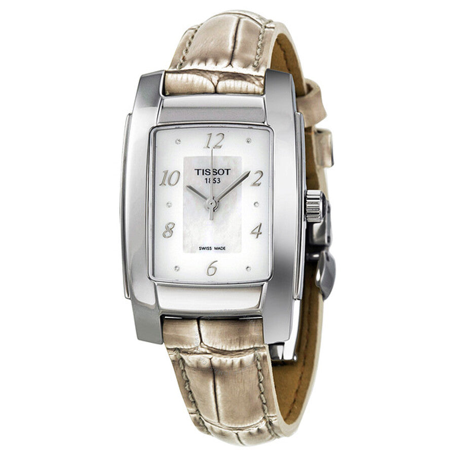 Tissot T-Trend T10 Diamond Mother of Pearl Stainless Steel Ladies Watch T073.310.16.116.01 - Dawson Watches