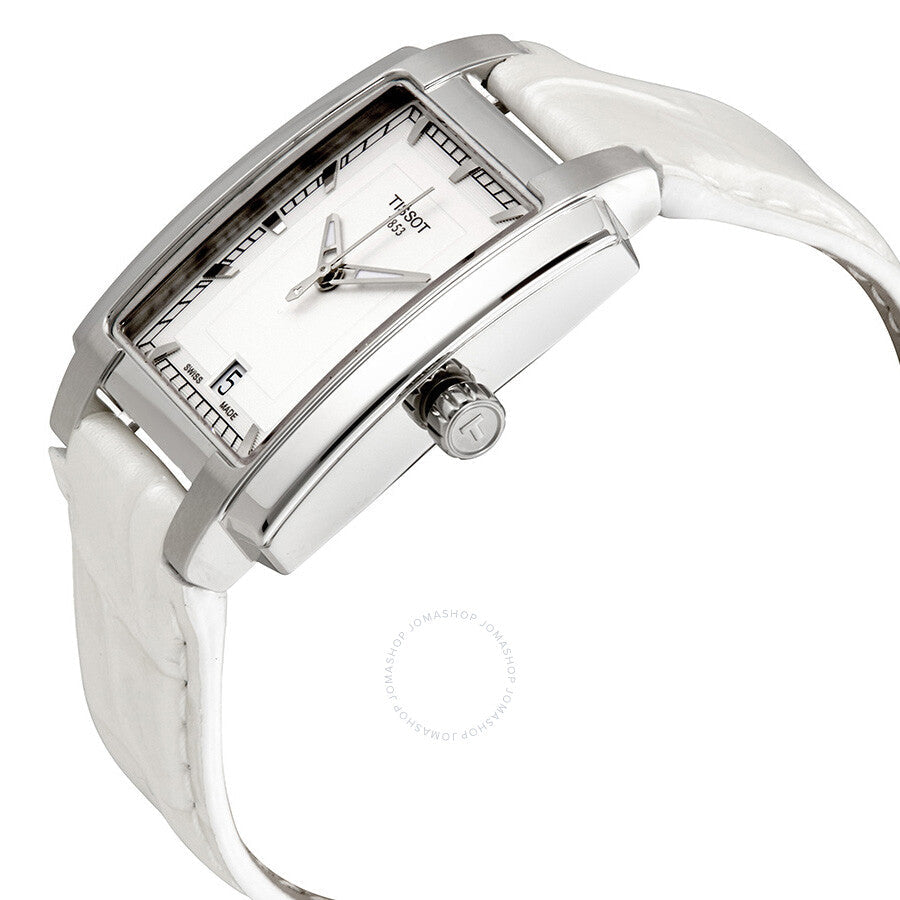 Tissot T-Trend TXL White Dial White Leather Ladies Watch T0613101603100 - Dawson Watches #2
